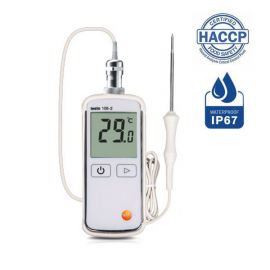 Testo 108-2 เครื่องวัดอุณหภูมิอาหาร HACCP (IP67) | Max.300℃