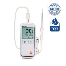 Testo 108 เครื่องวัดอุณหภูมิอาหาร HACCP (IP67) | Max.300℃