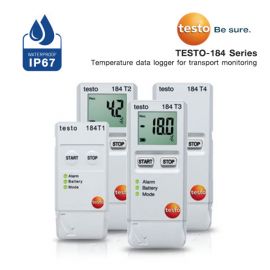 Testo-184 Series USB บันทึกค่าอุณหภูมิ | ความชื้น | แรงกระแทก เหมาะกับงานขนส่งสินค้า