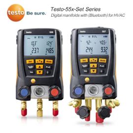 Testo-55x-Set Series เกจวัดน้ำยาแอร์แบบดิจิตอลสำหรับงาน HVAC (Bluetooth) (Vacuum gauge)