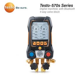 Testo 570s Series เกจวัดน้ำยาแอร์แบบดิจิตอลสำหรับงาน HVAC│4 Way