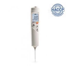 Testo-826-T4 เครื่องวัดอุณหภูมิดิจิตอล 2in1 HACCP (IP64) | Max.230°C