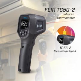 FLIR TG50-2 เครื่องวัดอุณหภูมิอินฟราเรดแบบไม่สัมผัส (Infrared Thermometer) | Max 1300°C
