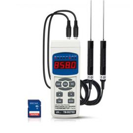 Lutron TM-9027SD เครื่องวัดอุณหภูมิ 2 Channels (Pt100 Ohm) | SD Card