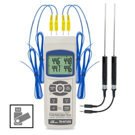 Lutron TM-947USB 4 Channels Thermometer 