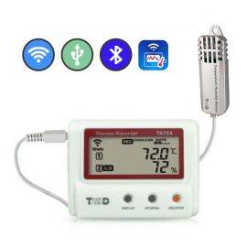 T&D TR-72A2-S เครื่องบันทึกอุณหภูมิและความชื้นแบบไร้สาย (Cloud Network) | Wifi & Bluetooth