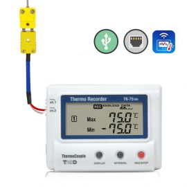 T&D TR-75nw เครื่องบันทึกอุณหภูมิ 2 Ch (Temperature Data Logger) | Wired LAN Connection