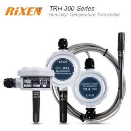Rixen TRH-300 Series ทรานสมิตเตอร์วัดอุณหภูมิและความชื้นในอากาศแบบติดตั้ง