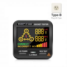 ZOYI ZT-E4 เครื่องตรวจเช็กเต้ารับไฟฟ้า (Socket Tester)

