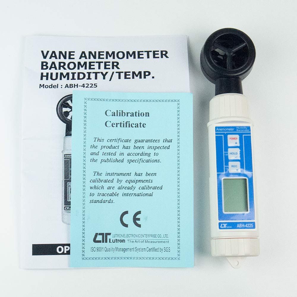 Lutron ABH-4225 VANE Anemometer, Barometer, Humidity, Temperature (4in1)