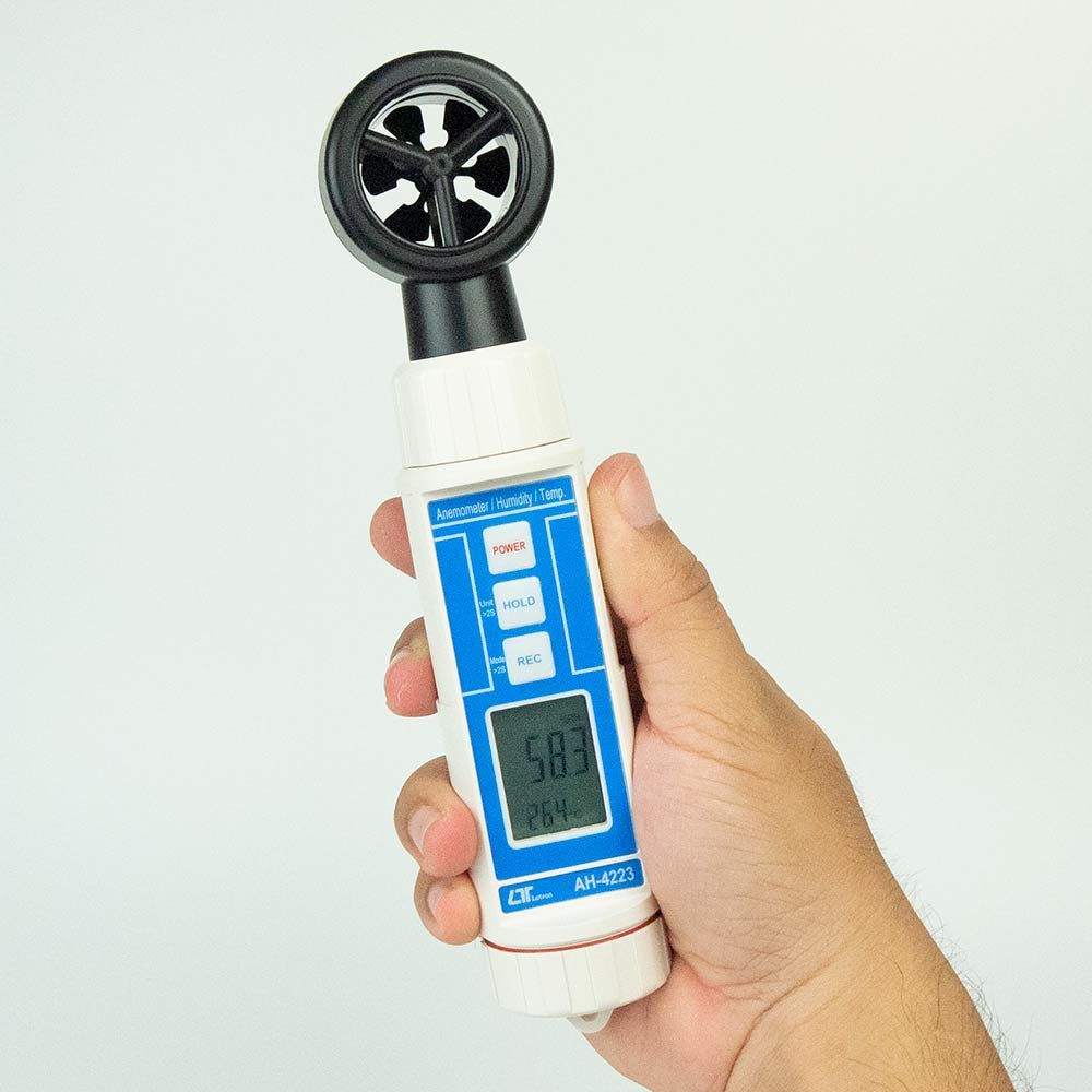 Lutron AH-4223 Anemometer 4in1 | Max.30 m/s