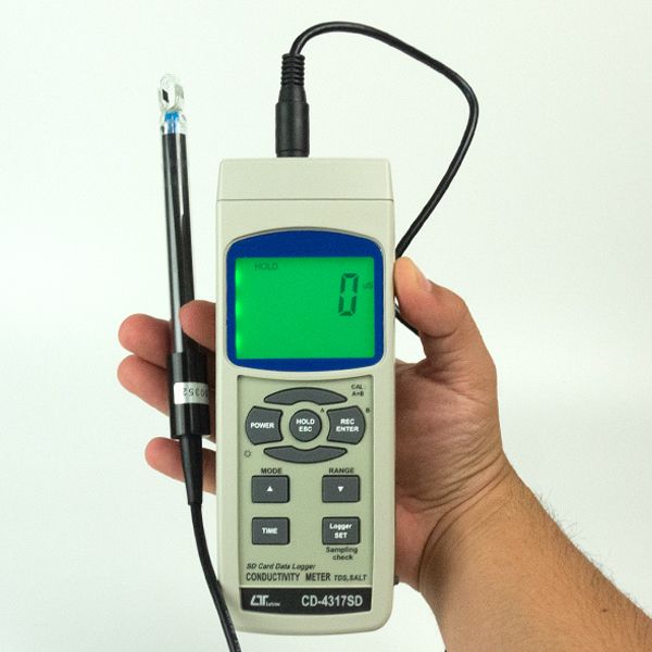 CD-4317SD เครื่องวัดพร้อมโพรบวัดค่าคุณภาพน้ำ 4in1 CD-4317SD เครื่องวัดพร้อมโพรบวัดค่าคุณภาพน้ำ 4in1