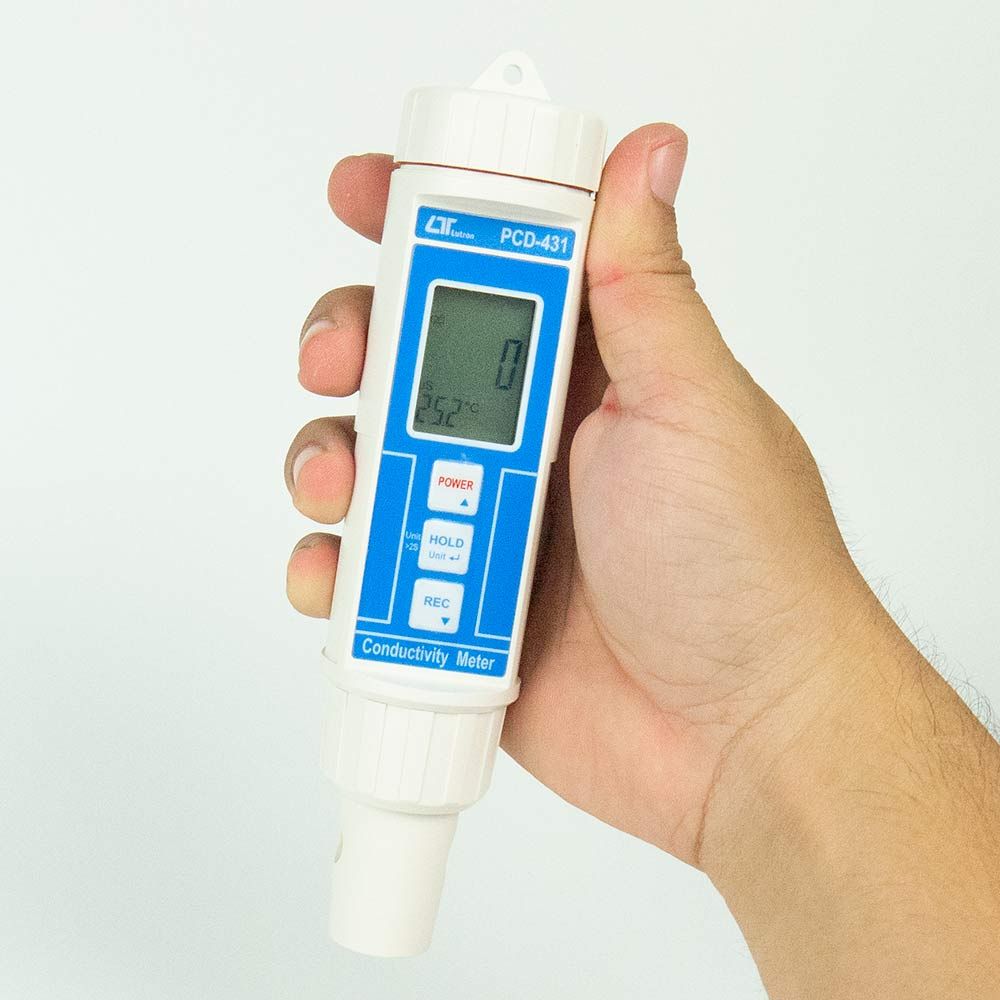 Lutron PCD-431 Conductivity Meter Pen IP67 | Max.2000 uS