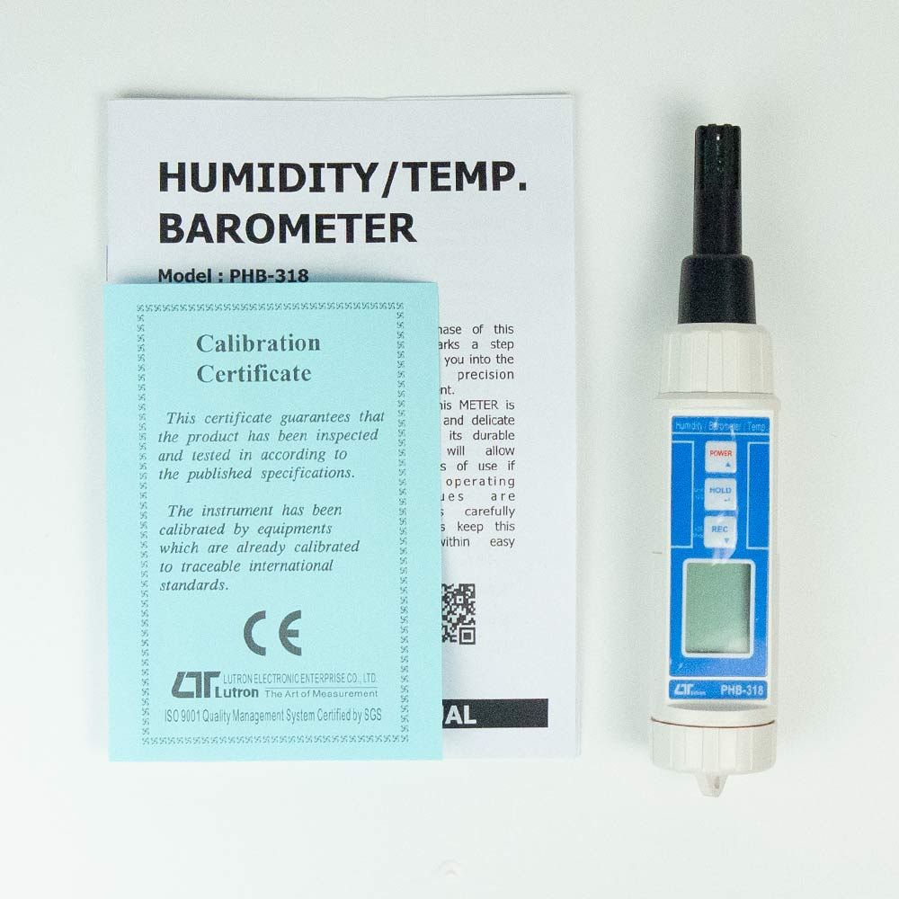 Lutron PHB-318 Humidity/ Barometer/ Temperature Meter | 4in1