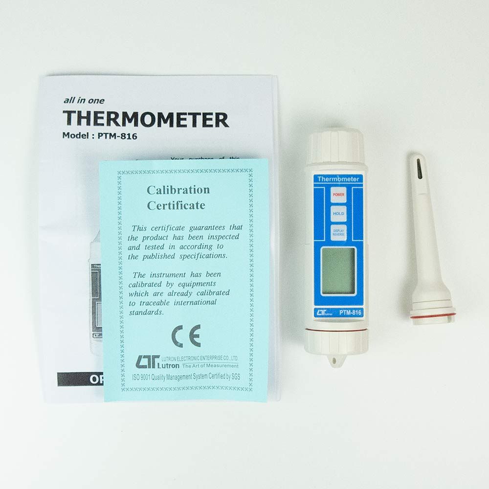 Lutron PTM-816 Digital Thermometer | IP67