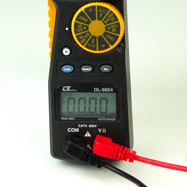 DL-9954 การเชื่อมต่อสาย Test lead เข้ากับตัวเครื่อง DL-9954 การเชื่อมต่อสาย Test lead เข้ากับตัวเครื่อง