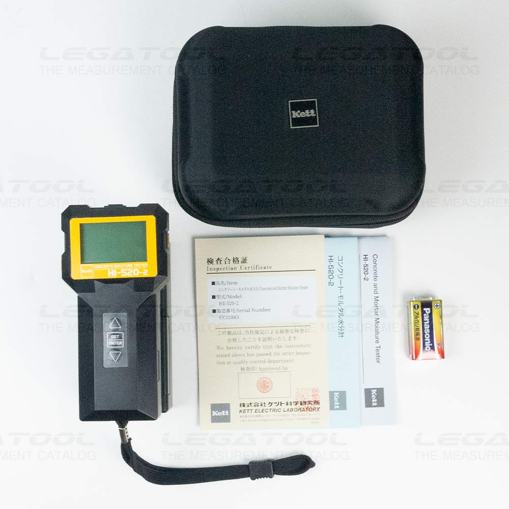 KETT HI-520-2 เครื่องวัดความชื้นคอนกรีตและปูน | Concrete Moisture Tester KETT HI-520-2 เครื่องวัดความชื้นคอนกรีตและปูน | Concrete Moisture Tester