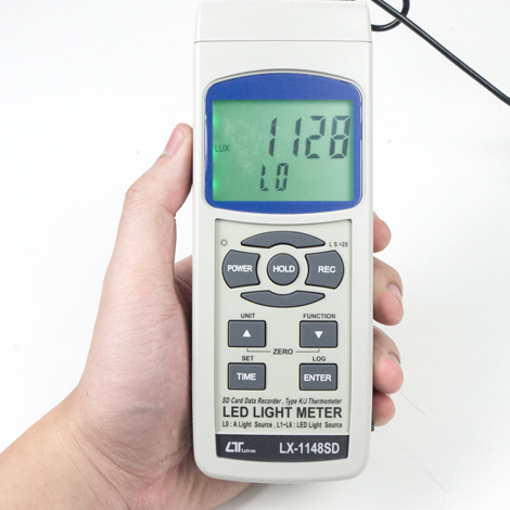 LX-1148SD ตัวอย่างการแสดงผลค่าการวัดบนหน้าจอ LCD LX-1148SD ตัวอย่างการแสดงผลค่าการวัดบนหน้าจอ LCD