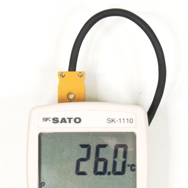 MC-K7103 ภาพตัวอย่างการใช้งานเมื่อเสียบเข้ากับตัวเครื่องวัดอุณหภูมิ MC-K7103 ภาพตัวอย่างการใช้งานเมื่อเสียบเข้ากับตัวเครื่องวัดอุณหภูมิ