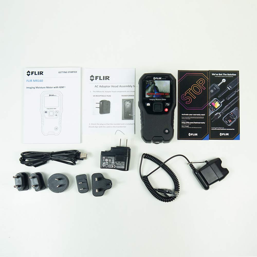 FLIR MR160 กล้องถ่ายภาพความร้อนตรวจจับความชื้น (Imaging Moisture Meter with IGM™ Technology) FLIR MR160 กล้องถ่ายภาพความร้อนตรวจจับความชื้น (Imaging Moisture Meter with IGM™ Technology)