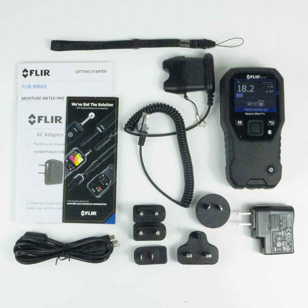FLIR MR60 Moisture Meter Pro | เครื่องวัดความชื้น Pin และ Pinless แบบมืออาชีพ
 FLIR MR60 Moisture Meter Pro | เครื่องวัดความชื้น Pin และ Pinless แบบมืออาชีพ