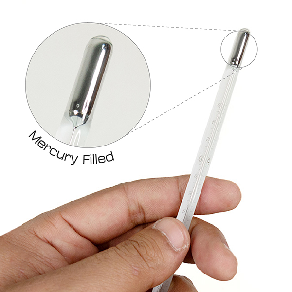 SK-0020-10 ปรอท (Mercury) ที่บรรจุอยู่ภายใน เพื่อใช้บอกระดับของอุณหภูมิ SK-0020-10 ปรอท (Mercury) ที่บรรจุอยู่ภายใน เพื่อใช้บอกระดับของอุณหภูมิ