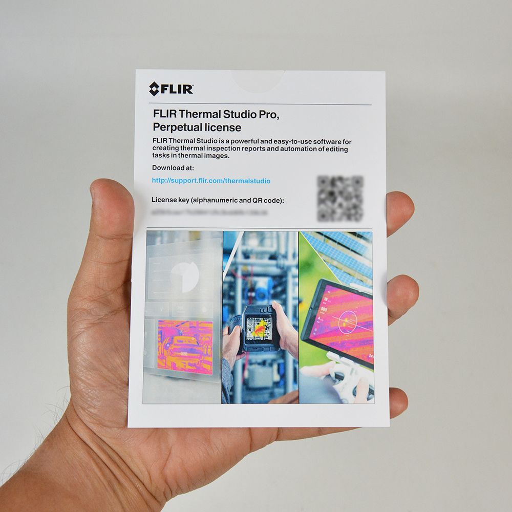 FLIR T300083 ซอฟต์แวร์วิเคราะห์ภาพถ่ายความร้อน พร้อมรายงาน (แบบตลอดชีพ) | Thermal Studio Pro (Perpetual License Card)
FLIR T300083 ซอฟต์แวร์วิเคราะห์ภาพถ่ายความร้อน พร้อมรายงาน (แบบตลอดชีพ) | Thermal Studio Pro (Perpetual License Card)