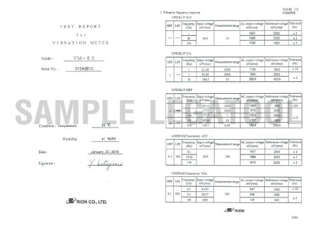 Certificate รุ่น VM-83 Certificate รุ่น VM-83