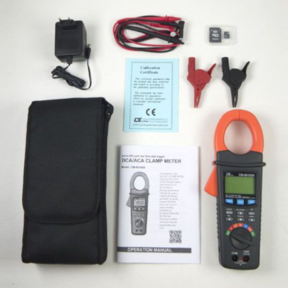 Lutron CM-6010SD แคลมป์มิเตอร์ AC/DC 2000A | AC/DC 1000V (Micro SD Card)
 Lutron CM-6010SD แคลมป์มิเตอร์ AC/DC 2000A | AC/DC 1000V (Micro SD Card)