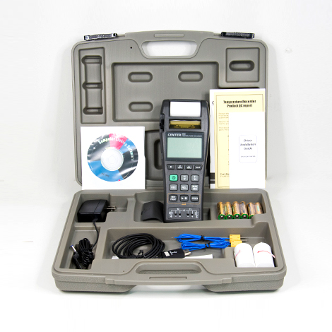 CENTER-500 เครื่องบันทึกอุณหภูมิแบบปริ้นเตอร์ 2 ช่องโพรบ CENTER-500 เครื่องบันทึกอุณหภูมิแบบปริ้นเตอร์ 2 ช่องโพรบ