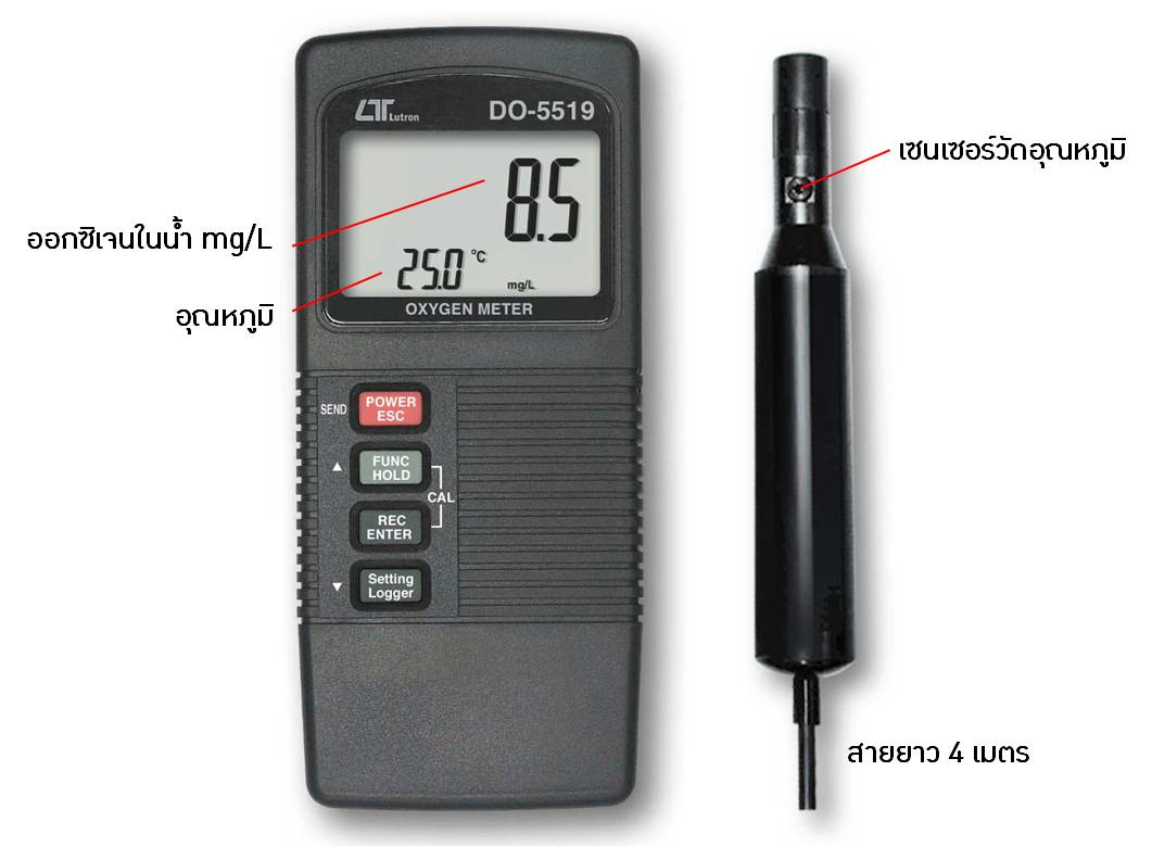 Lutron DO-5519 Lutron DO-5519 DISSOLVED OXYGEN METER (Heavy duty) Lutron DO-5519 Lutron DO-5519 DISSOLVED OXYGEN METER (Heavy duty)