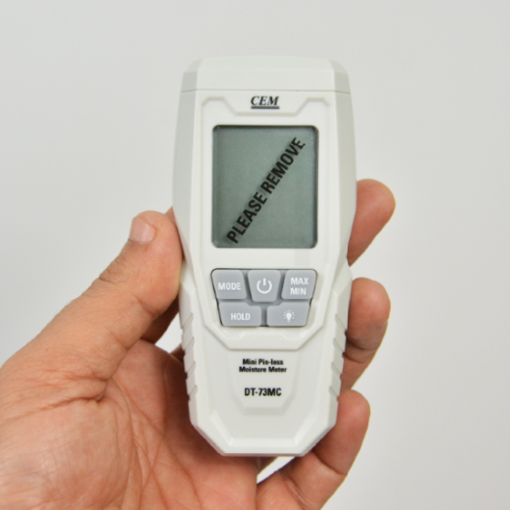 CEM DT‑73MC เครื่องวัดความชื้นแบบไม่สัมผัส (Pinless Moisture Meter) หัวตรวจวัดลึกสูงสุด 19 มม CEM DT‑73MC เครื่องวัดความชื้นแบบไม่สัมผัส (Pinless Moisture Meter) หัวตรวจวัดลึกสูงสุด 19 มม