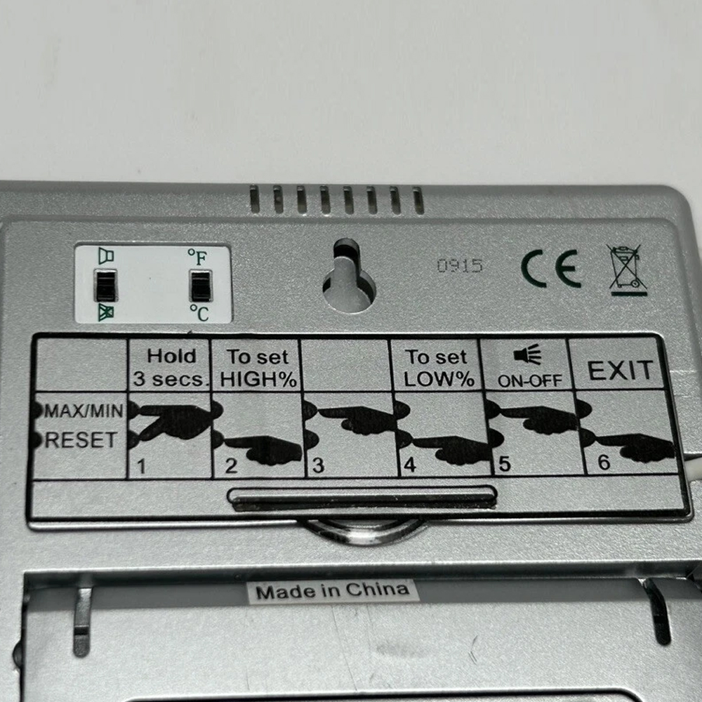 Extech 445815 เครื่องวัดอุณหภูมิและความชื้นสัมพัทธ์ พร้อมแจ้งเตือนความชื้นและแสดงค่า Dew Point
 Extech 445815 เครื่องวัดอุณหภูมิและความชื้นสัมพัทธ์ พร้อมแจ้งเตือนความชื้นและแสดงค่า Dew Point