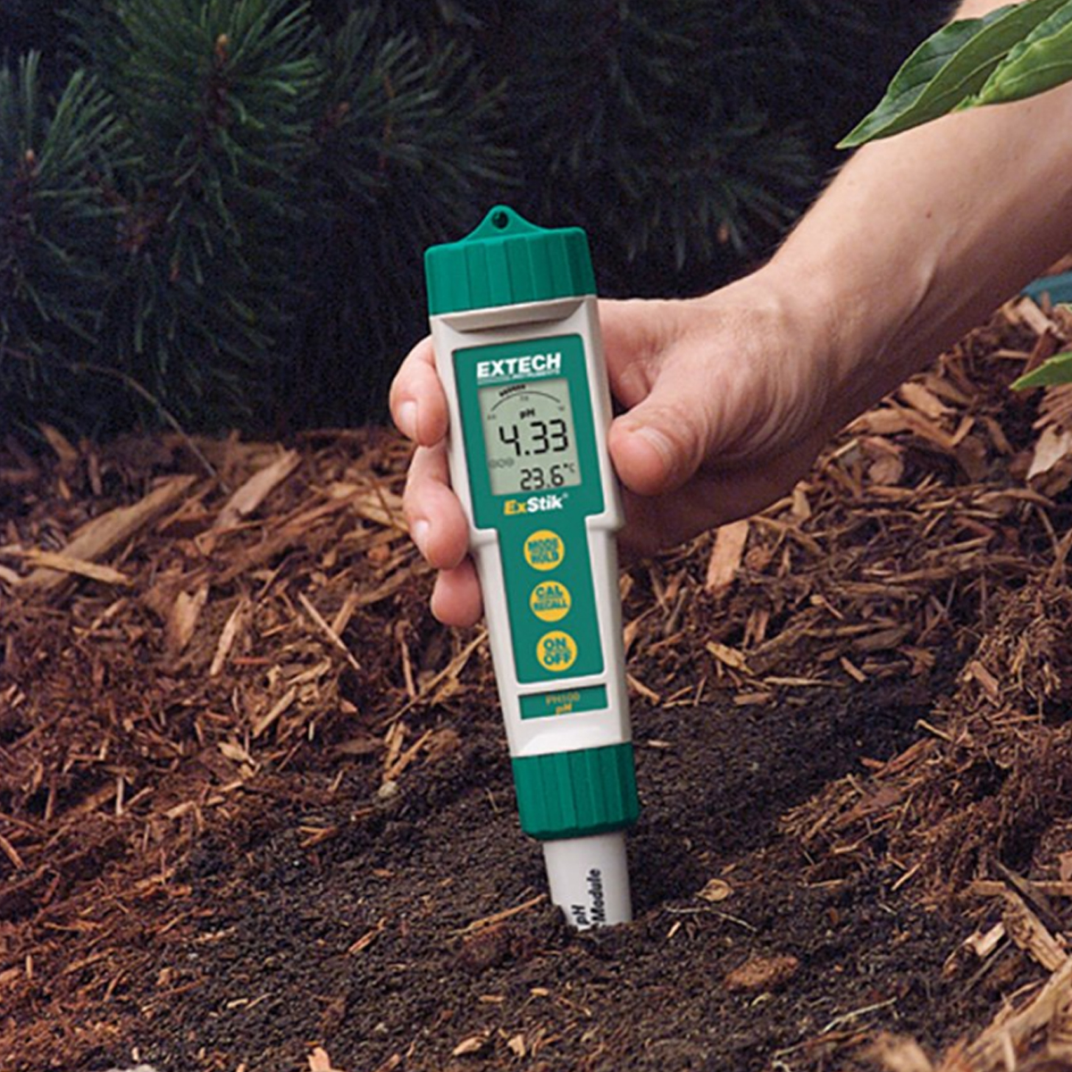 Extech EX-PH100 เครื่องวัดค่า pH กันน้ำ พร้อมหัววัด Flat Surface | Waterproof ExStik® pH Meter
 Extech EX-PH100 เครื่องวัดค่า pH กันน้ำ พร้อมหัววัด Flat Surface | Waterproof ExStik® pH Meter