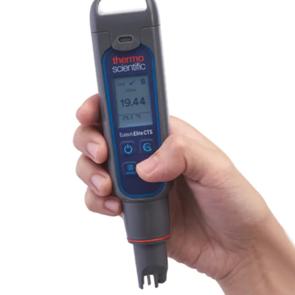 Eutech Elite PCTS เครื่องวัดค่า pH, ความนำไฟฟ้า, TDS, ความเค็ม และอุณหภูมิแบบพกพา
Eutech Elite PCTS เครื่องวัดค่า pH, ความนำไฟฟ้า, TDS, ความเค็ม และอุณหภูมิแบบพกพา