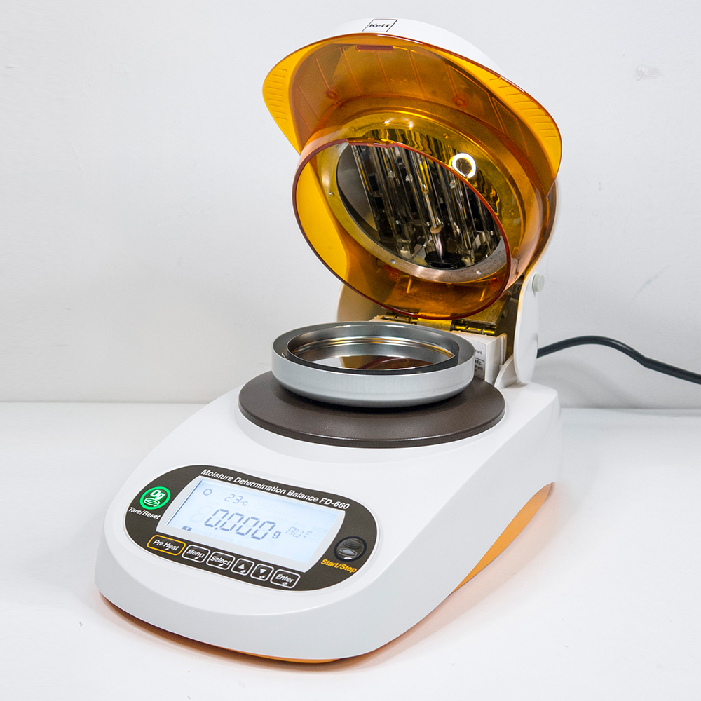 Kett FD-660 เครื่องวิเคราะห์ความชื้นแบบอินฟราเรดระบบ Auto Taring ความแม่นยำสูง (Moisture AnalyzersInfrared Moisture Analyzer FD-660)
 Kett FD-660 เครื่องวิเคราะห์ความชื้นแบบอินฟราเรดระบบ Auto Taring ความแม่นยำสูง (Moisture AnalyzersInfrared Moisture Analyzer FD-660)
