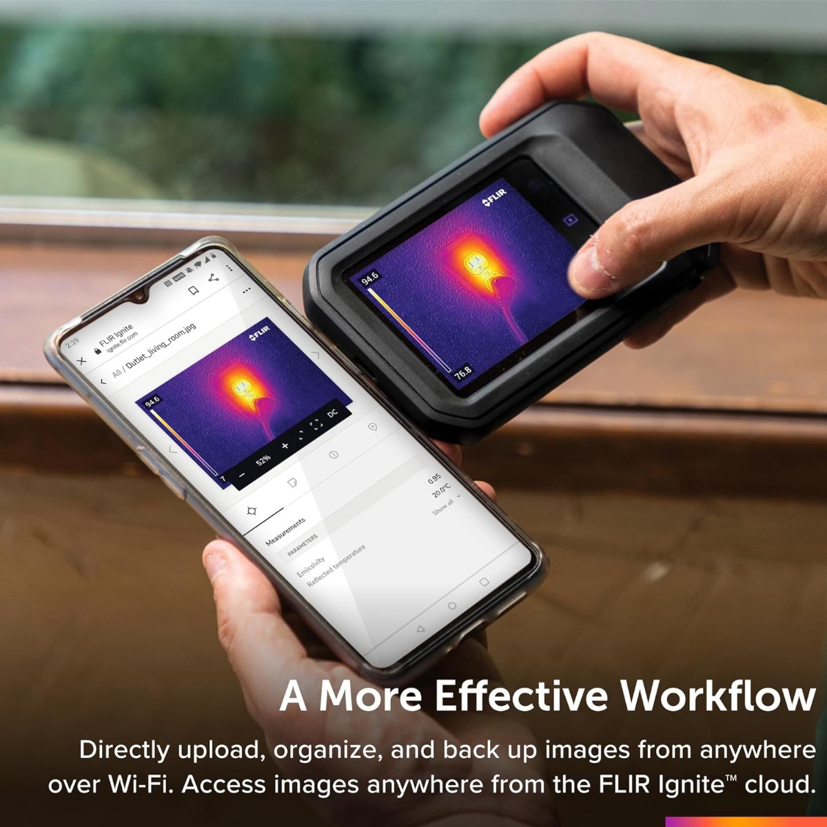 FLIR C3-X กล้องถ่ายภาพความร้อนแบบพกพา ความละเอียด 128×96 px เชื่อมต่อ Wi-Fi | Max 300°C
 FLIR C3-X กล้องถ่ายภาพความร้อนแบบพกพา ความละเอียด 128×96 px เชื่อมต่อ Wi-Fi | Max 300°C