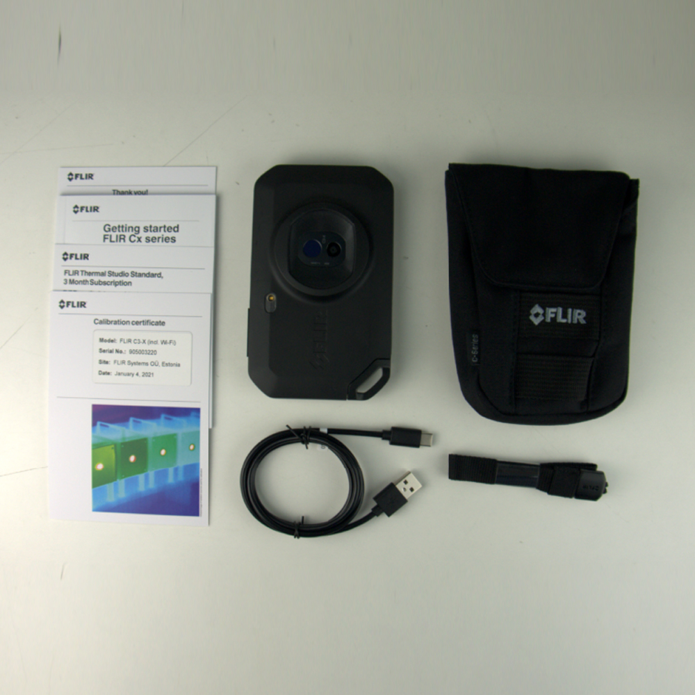 FLIR C3-X กล้องถ่ายภาพความร้อนแบบพกพา ความละเอียด 128×96 px เชื่อมต่อ Wi-Fi | Max 300°C
 FLIR C3-X กล้องถ่ายภาพความร้อนแบบพกพา ความละเอียด 128×96 px เชื่อมต่อ Wi-Fi | Max 300°C