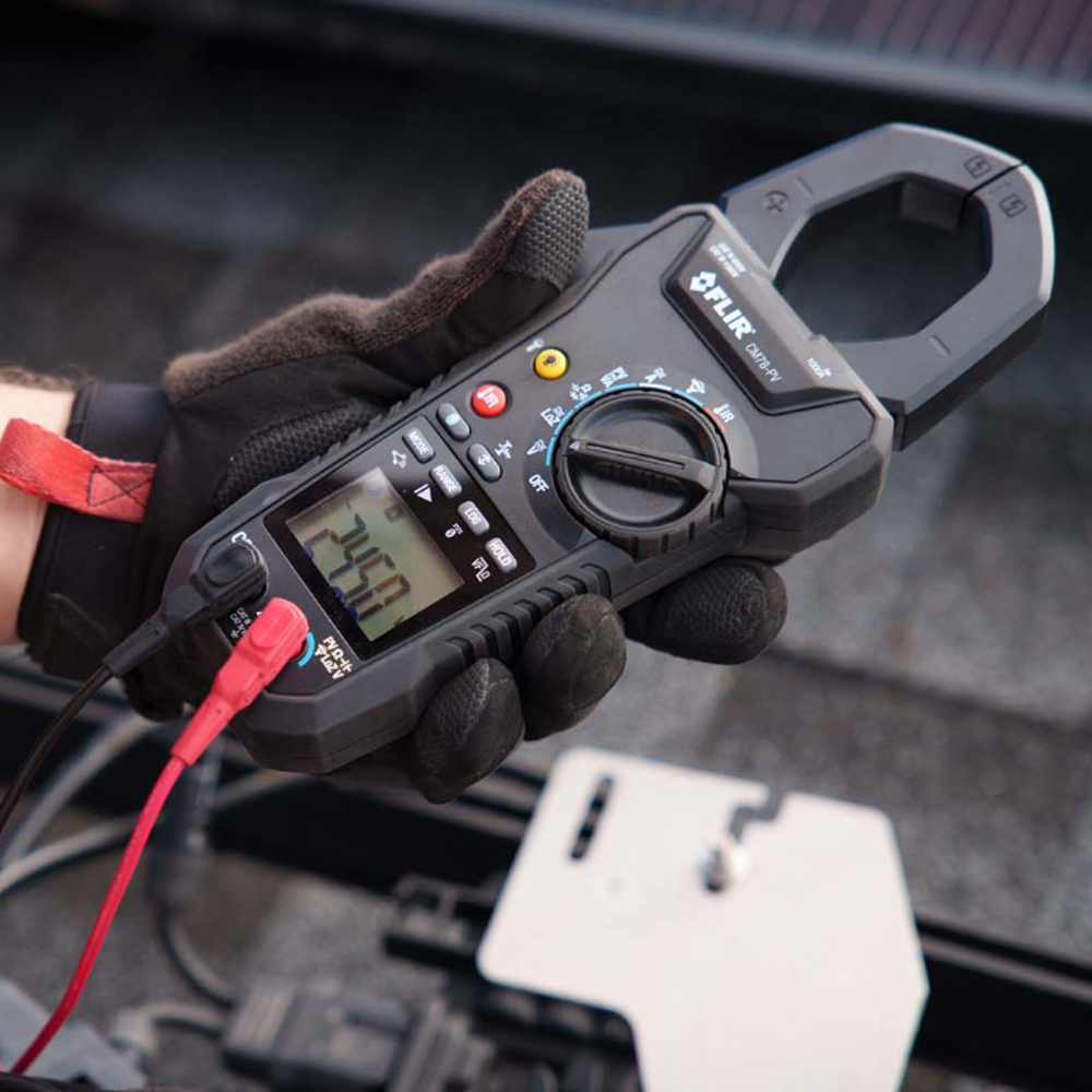 FLIR CM78-PV แคลมป์มิเตอร์โซลาร์ CAT III 1500V พร้อม Bluetooth FLIR CM78-PV แคลมป์มิเตอร์โซลาร์ CAT III 1500V พร้อม Bluetooth