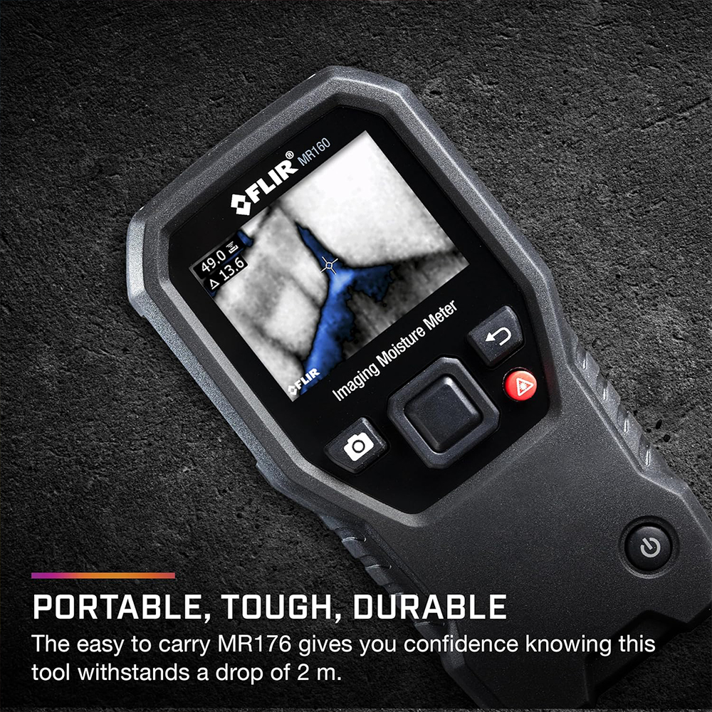 FLIR MR160 กล้องถ่ายภาพความร้อนตรวจจับความชื้น (Imaging Moisture Meter with IGM™ Technology)
 FLIR MR160 กล้องถ่ายภาพความร้อนตรวจจับความชื้น (Imaging Moisture Meter with IGM™ Technology)