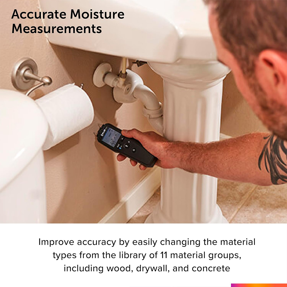 FLIR MR55 เครื่องวัดความชื้นแบบเข็ม พร้อม Bluetooth® สำหรับงานอุตสาหกรรมและงานตรวจสอบอาคาร
FLIR MR55 เครื่องวัดความชื้นแบบเข็ม พร้อม Bluetooth® สำหรับงานอุตสาหกรรมและงานตรวจสอบอาคาร