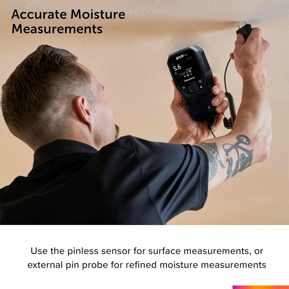 FLIR MR60 เครื่องวัดความชื้นพื้นผิวและวัสดุแบบมืออาชีพ | Moisture Meter Pro
 FLIR MR60 เครื่องวัดความชื้นพื้นผิวและวัสดุแบบมืออาชีพ | Moisture Meter Pro