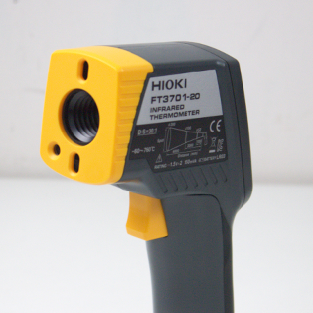 HIOKI FT3701-20 เครื่องวัดอุณหภูมิอินฟราเรดแบบไม่สัมผัส | Infrared Thermometer -60 ถึง 760°C (D:S 30:1)
 HIOKI FT3701-20 เครื่องวัดอุณหภูมิอินฟราเรดแบบไม่สัมผัส | Infrared Thermometer -60 ถึง 760°C (D:S 30:1)