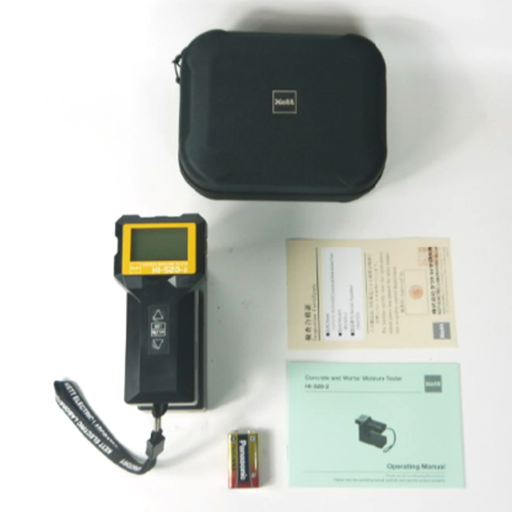 KETT HI-520-2 เครื่องทดสอบความชื้นคอนกรีตและปูนแบบไม่ทำลายพื้นผิว (Concrete & Mortar Moisture Tester)
 KETT HI-520-2 เครื่องทดสอบความชื้นคอนกรีตและปูนแบบไม่ทำลายพื้นผิว (Concrete & Mortar Moisture Tester)