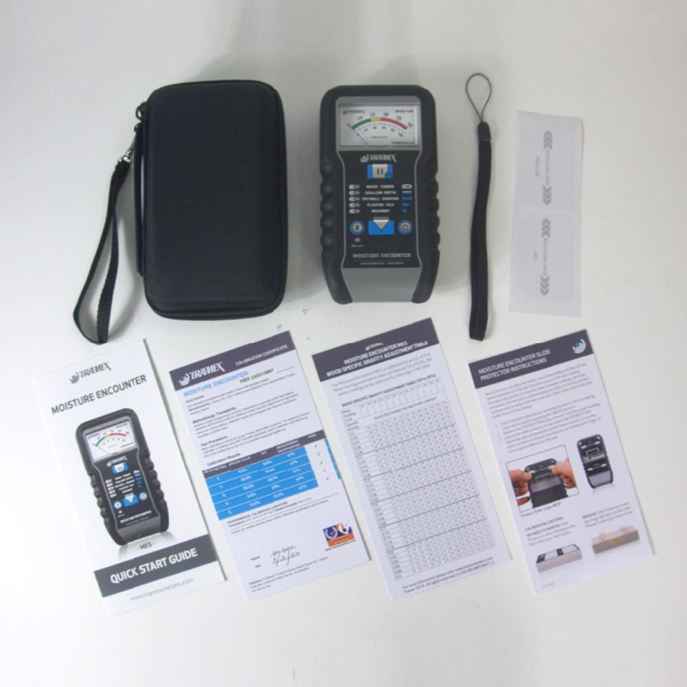 Tramex ME5 เครื่องวัดความชื้นวัสดุก่อสร้างแบบไม่ทำลาย พร้อมระบบวัดสองระดับความลึก
 Tramex ME5 เครื่องวัดความชื้นวัสดุก่อสร้างแบบไม่ทำลาย พร้อมระบบวัดสองระดับความลึก