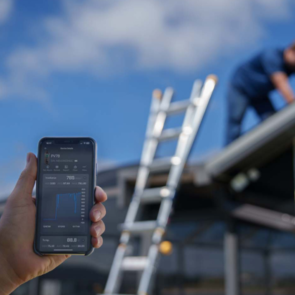 FLIR PV78 มิเตอร์วัดรังสีแสงอาทิตย์ วัดอุณหภูมิ มุมเอียง และเข็มทิศ สำหรับโซลาร์เซลล์ FLIR PV78 มิเตอร์วัดรังสีแสงอาทิตย์ วัดอุณหภูมิ มุมเอียง และเข็มทิศ สำหรับโซลาร์เซลล์