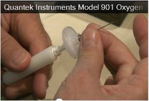 เครื่องตรวจวัดออกซิเจนในบรรจุภัณฑ์, Food Packages O2 Analyzer, QU-901,O2 Analyzer, quantek, Oxgen meter