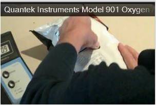 เครื่องตรวจวัดออกซิเจนในบรรจุภัณฑ์, Food Packages O2 Analyzer, QU-901,O2 Analyzer, quantek, Oxgen meter