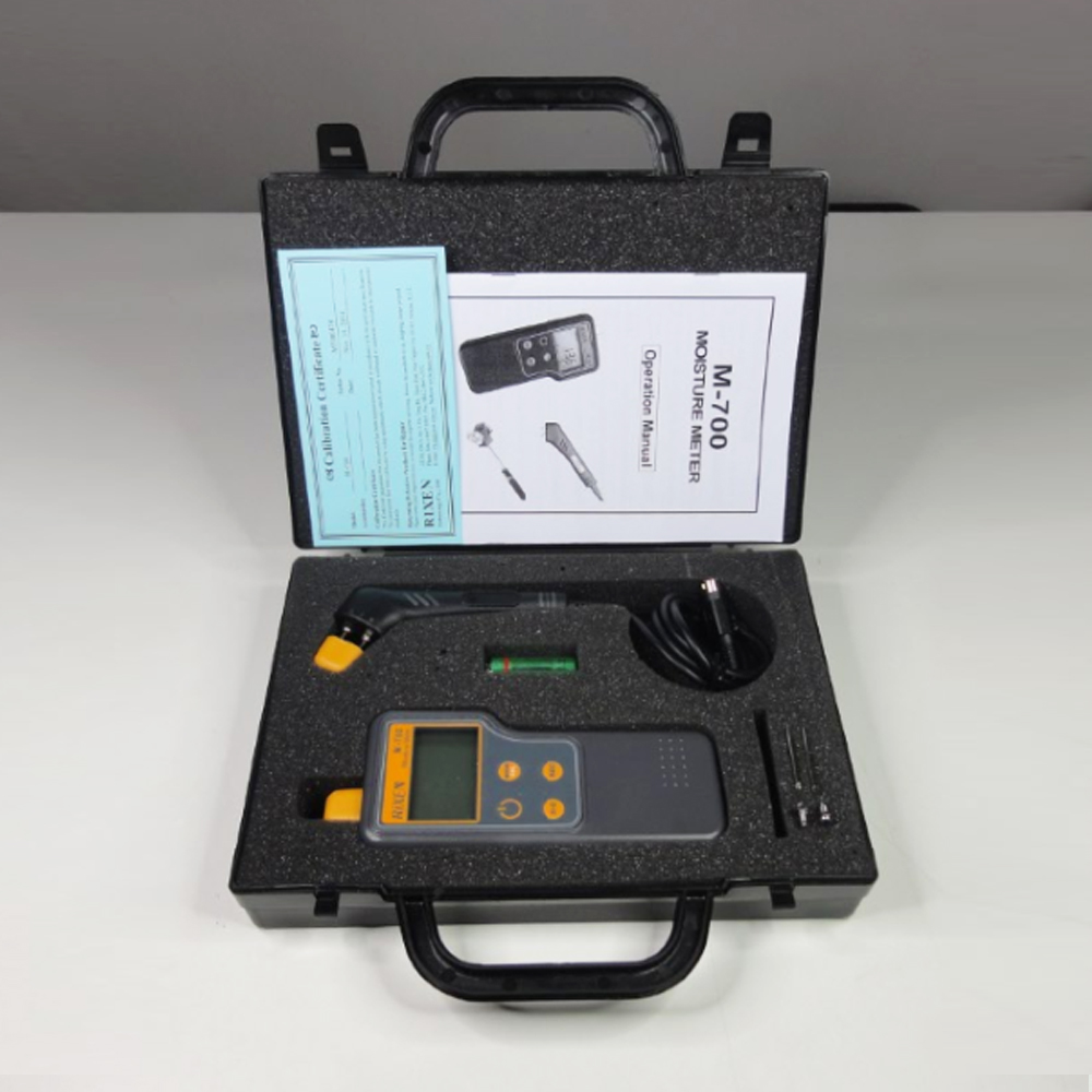 Rixen M-700 เครื่องวัดความชื้นวัสดุ (Moisture Meter) แบบเข็ม วัดได้ 5.5–99.9% WME พร้อมชดเชยอุณหภูมิและสเกลไม้ 8 กลุ่ม Rixen M-700 เครื่องวัดความชื้นวัสดุ (Moisture Meter) แบบเข็ม วัดได้ 5.5–99.9% WME พร้อมชดเชยอุณหภูมิและสเกลไม้ 8 กลุ่ม