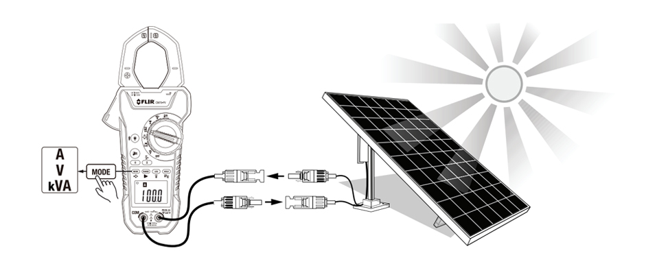 FLIR TA89 สายวัดทดสอบระบบโซลาร์เซลล์ พร้อมหัวต่อ MC4 และปลั๊กกล้วย 4 มม. รองรับแรงดัน 1500V FLIR TA89 สายวัดทดสอบระบบโซลาร์เซลล์ พร้อมหัวต่อ MC4 และปลั๊กกล้วย 4 มม. รองรับแรงดัน 1500V